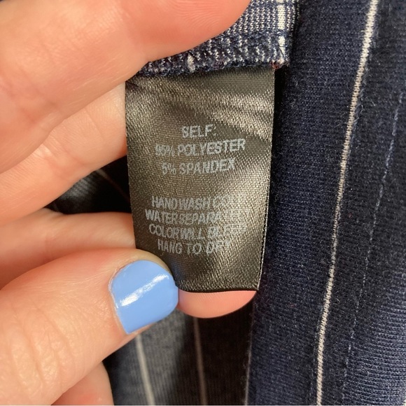 Lulu’s Striped BodyCon Dress - Blue - Large - Picture 5 of 6